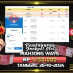 BUKTI JACKPOT SLOT MAHJONG WAYS TERPERCAYA DI INDONESIA TGL 25-01-2025