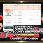 BUKTI JACKPOT SLOT WILD BOUNTY SHODOWN TERPERCAYA DI INDONESIA TGL 26-01-2025