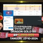 BUKTI JACKPOT SLOT DRAGON GOLD 88 TERPERCAYA DI INDONESIA TGL 22-01-2025