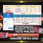 BUKTI JACKPOT TOGEL TOTO MACAU TERPERCAYA DI INDONESIA TGL 06-02-2025