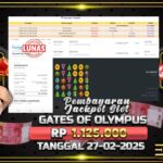 BUKTI JACKPOT SLOT GATES OF OLYMPUS TERPERCAYA DI INDONESIA TGL 27-02-2025