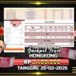 BUKTI JACKPOT TOGEL HONGKONG TERPERCAYA DI INDONESIA TGL 25-02-2025