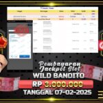 BUKTI JACKPOT SLOT WILD BANDITO TERPERCAYA DI INDONESIA TGL 07-02-2025