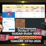 BUKTI JACKPOT SLOT SUGAR RUSH 1000 TERPERCAYA DI INDONESIA TGL 23-02-2025